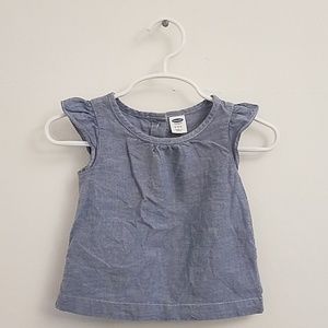 Old Navy Chambray Shirt & Shorts Set